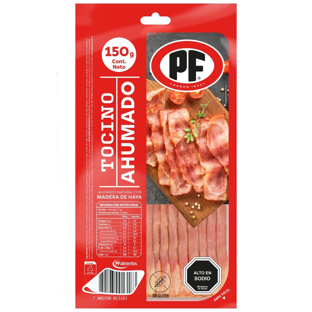 PF - Tocino Ahumado PF 150 g