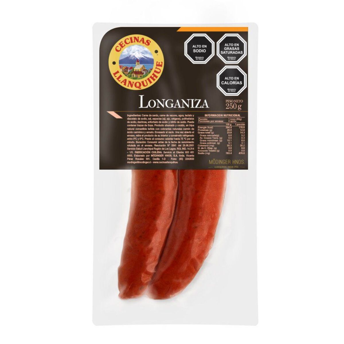 LLANQUIHUE - Longaniza Llanquihue 250 g