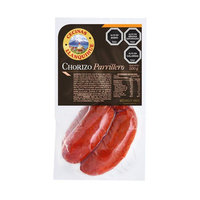 LLANQUIHUE - Chorizo Parrillero Llanquihue 500 g