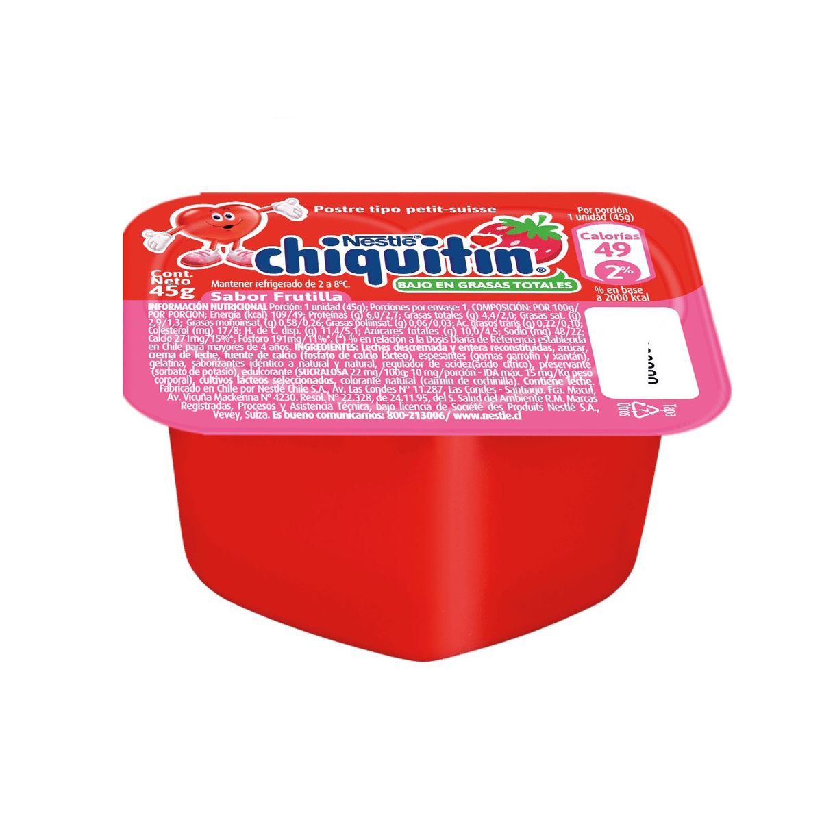 NESTLE - Chiquitín Frutilla