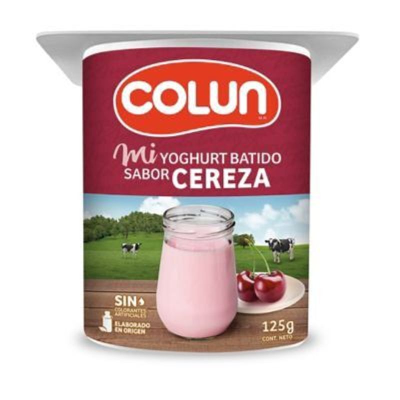COLUN - YOGHURT BATIDO CEREZA 125 GRS.