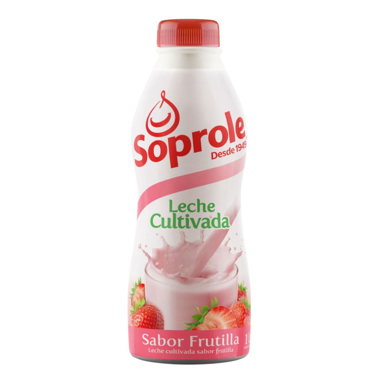 SOPROLE - Leche Cultivada Sabor Frutilla