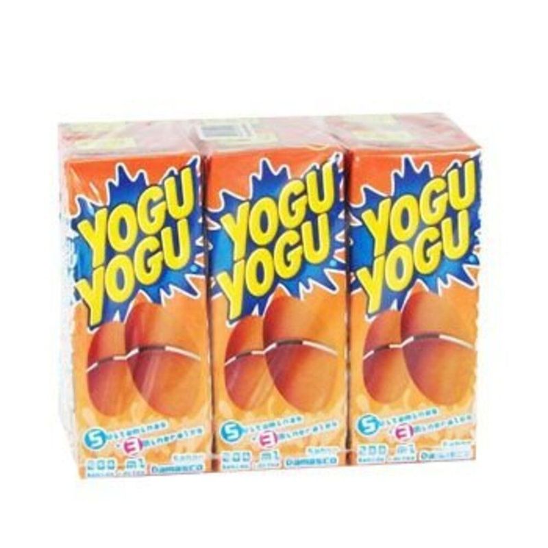 YOGU YOGU - Pack Bebida Láctea Yogu Yogu Sabor Damasco
