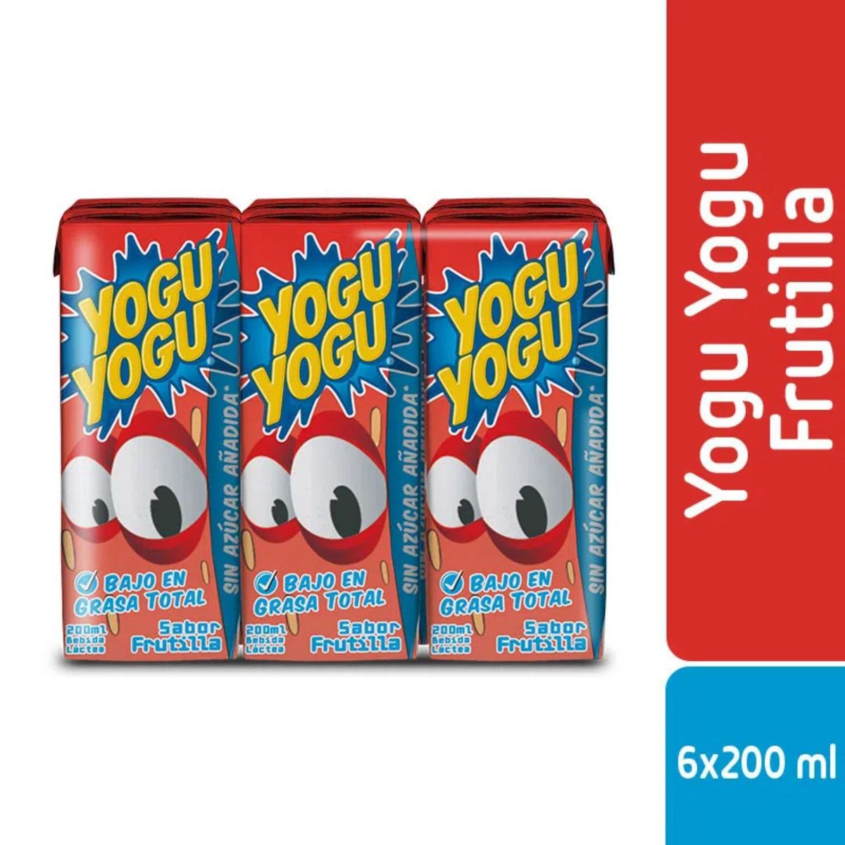 YOGU YOGU - Pack Bebida Láctea Yogu Yogu Sabor Frutilla