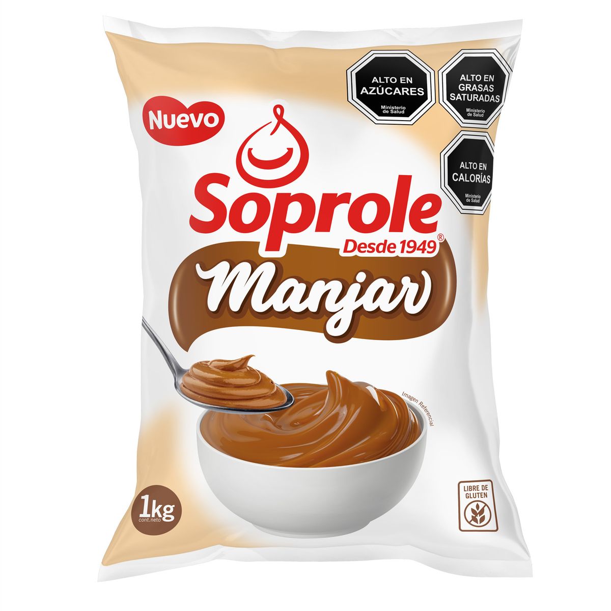 SOPROLE - Manjar Bolsa Soprole 1 Kg