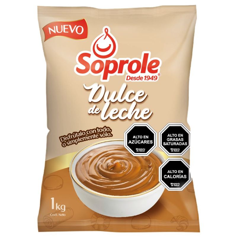SOPROLE - Manjar Dulce de Leche Bolsa Soprole 1 Kg