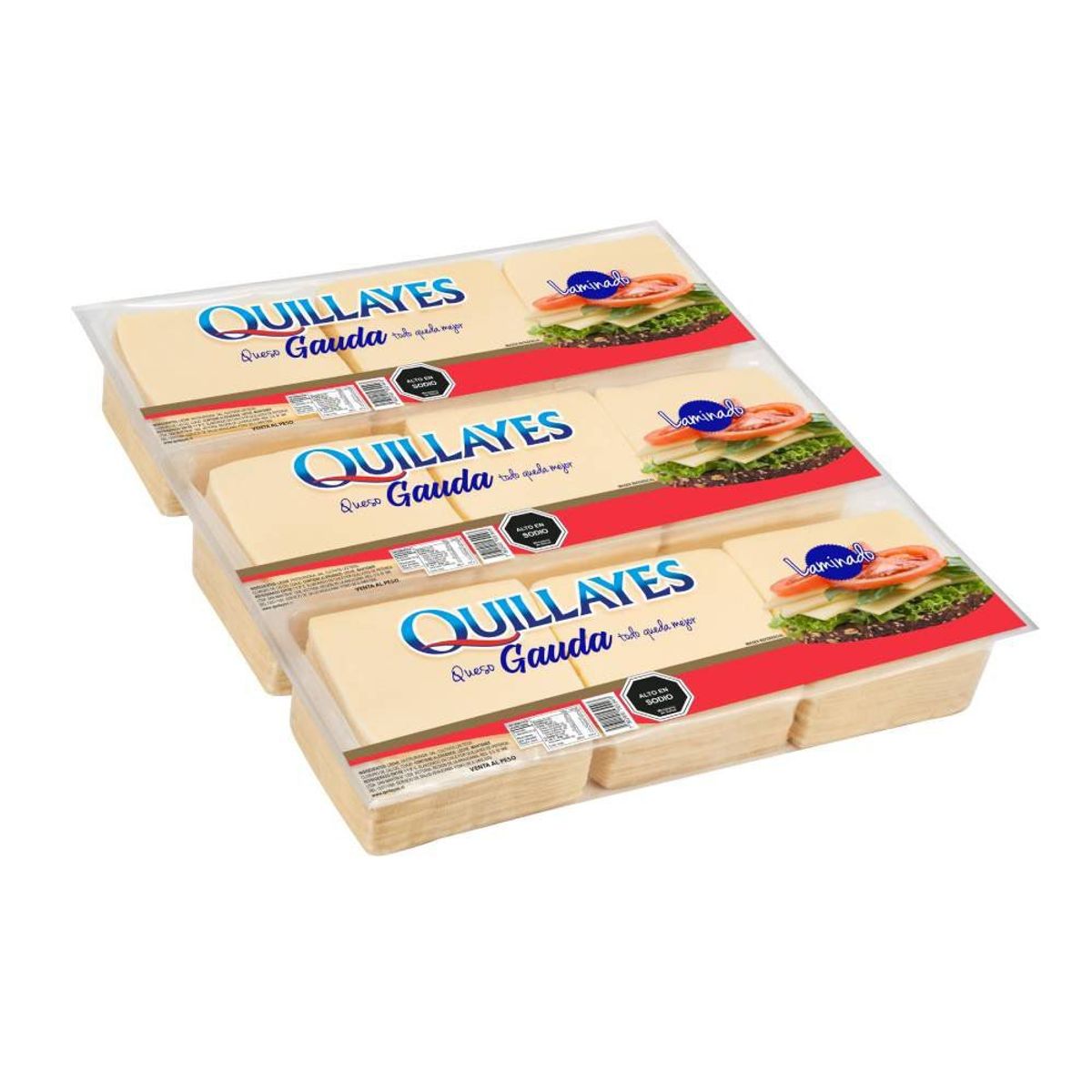 QUILLAYES - Queso Gauda Laminado Granel