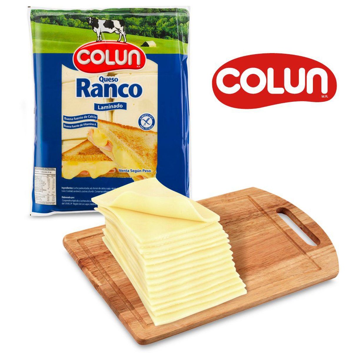 COLUN - Queso Ranco Laminado Granel