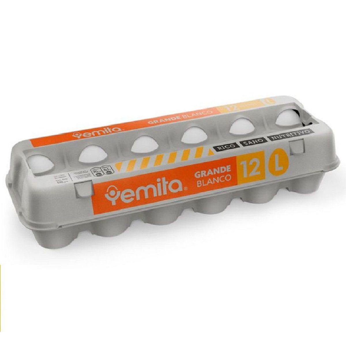 YEMITA - Huevos Blanco Grande Yemita 12 Un