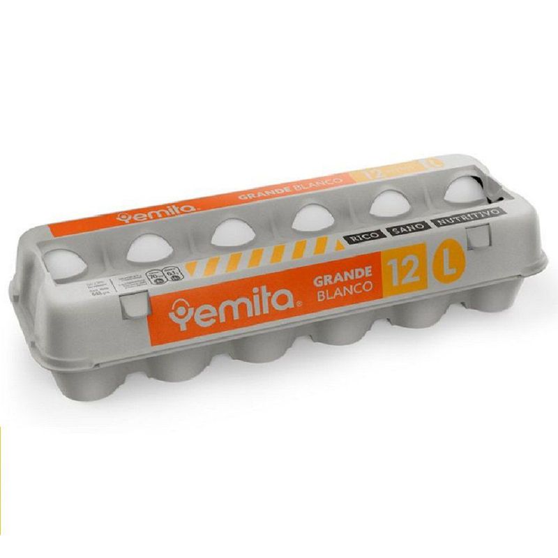 YEMITA - Huevos Blanco Grande Yemita 12 Un
