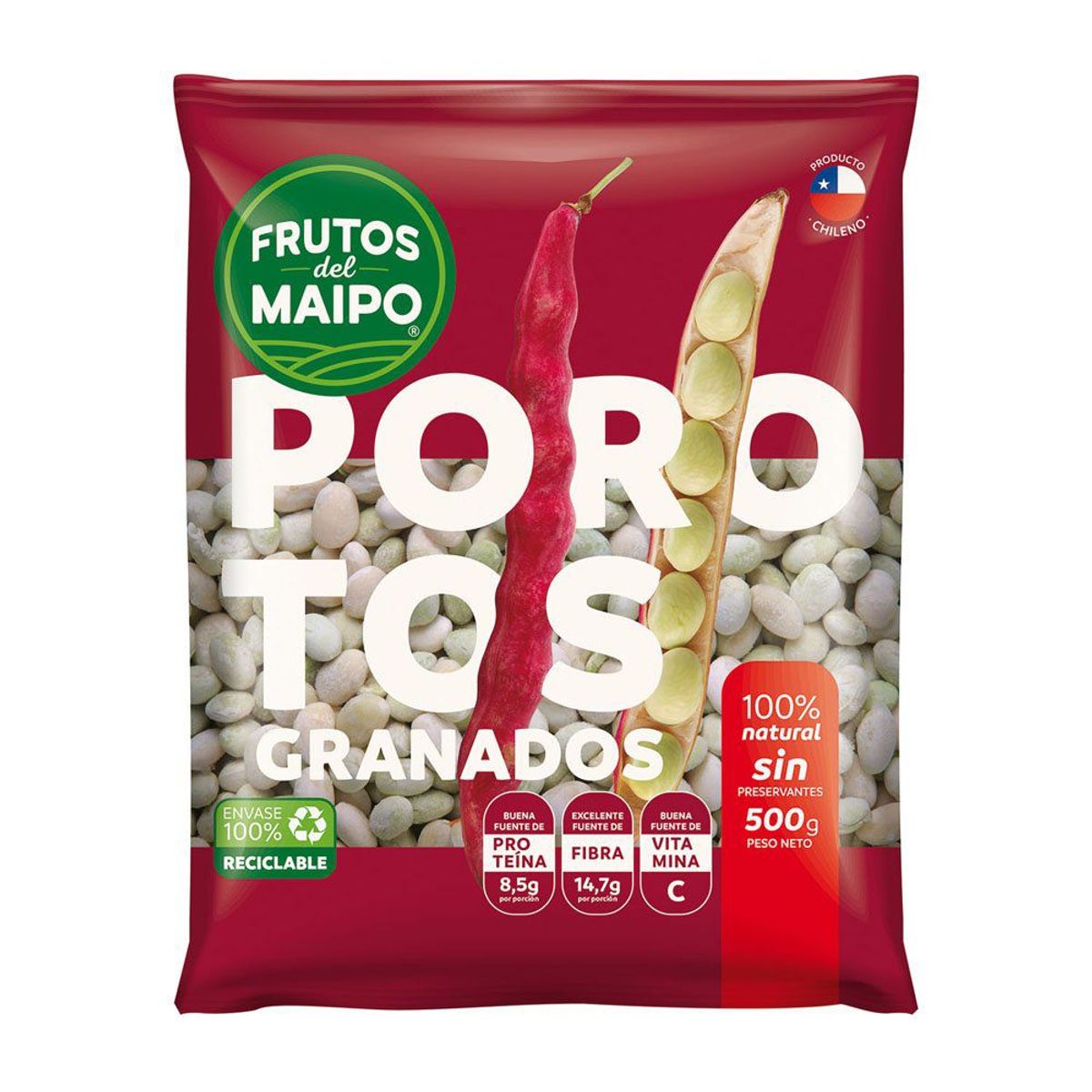 FRUTOS DEL MAIPO - Porotos Granados Congelados Frutos de Maipo 500 g