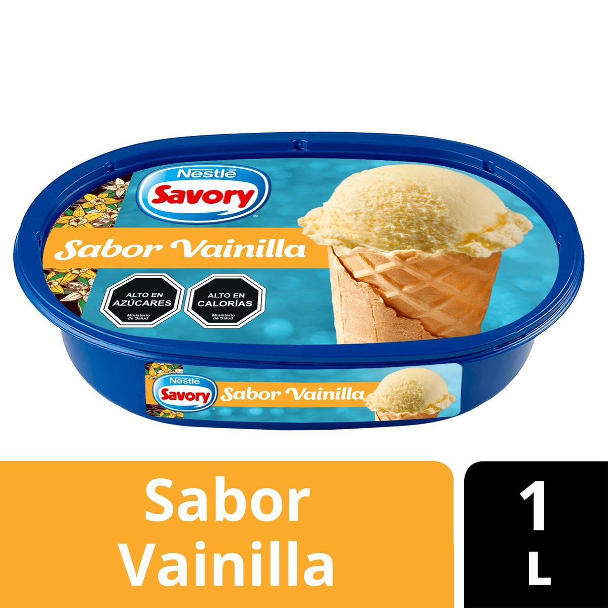 SAVORY - HELADO VAINILLA 1 LT..