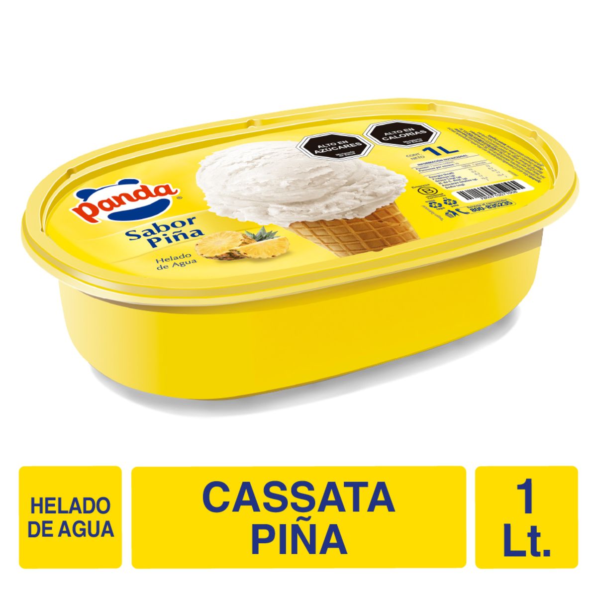PANDA - HELADO PANDA PINA 1 LT.