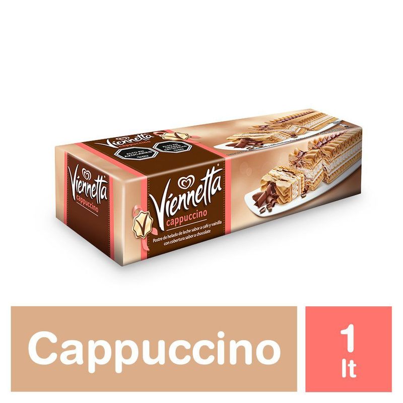 BRESLER - POSTRE HELADO VIENNETTA CAPPUCCINO LITRO.