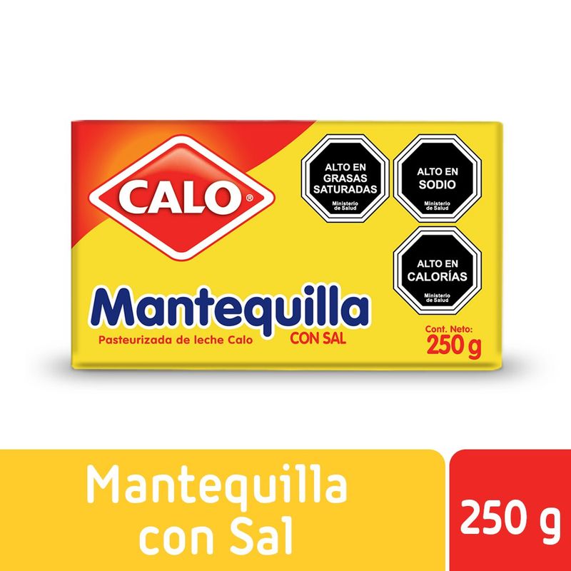 CALO - Mantequilla con Sal Calo 250 g
