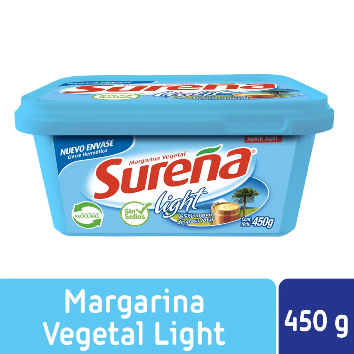 SUREÑA - Margarina Light Pote Sureña 450 g