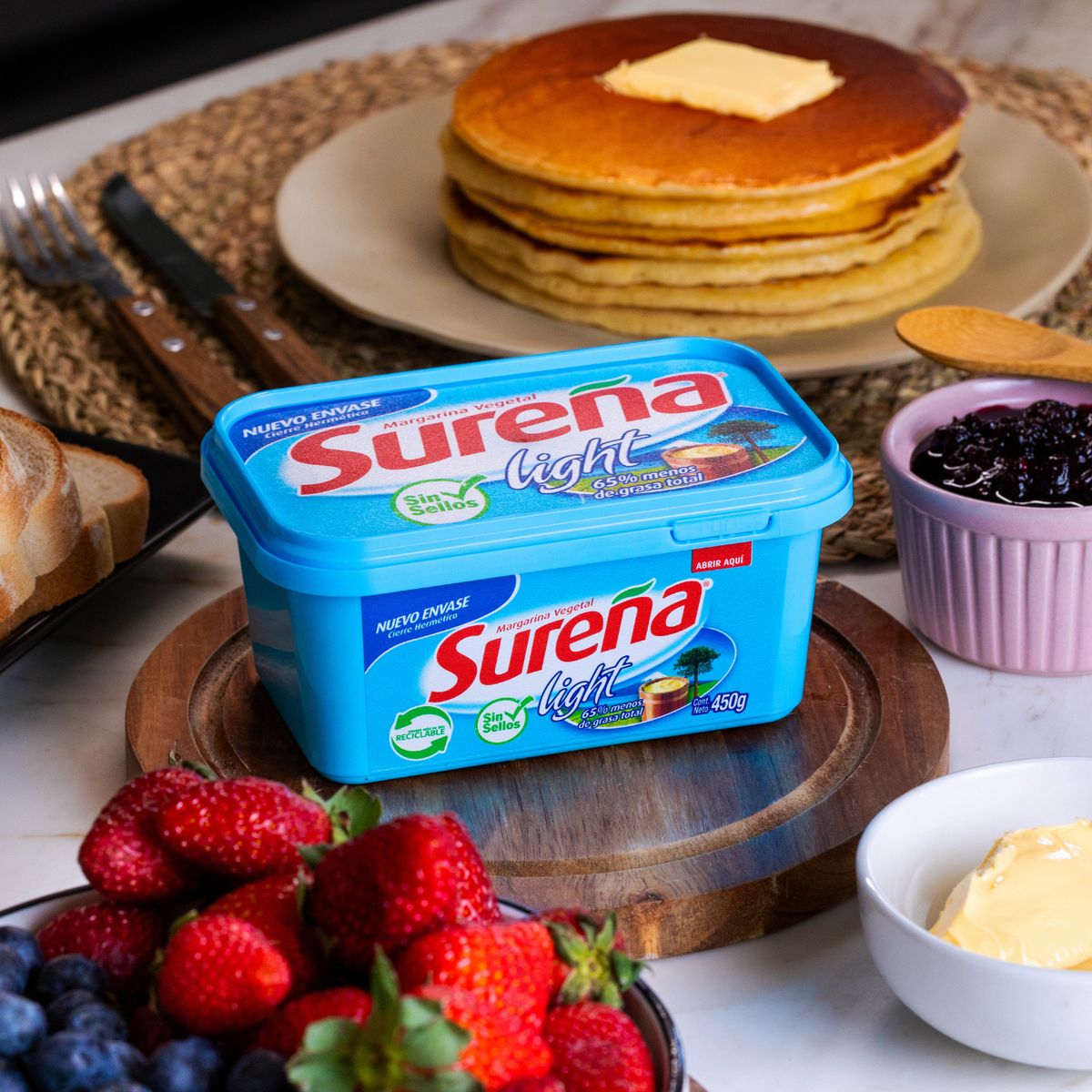 SUREÑA - Margarina Light Pote Sureña 450 g