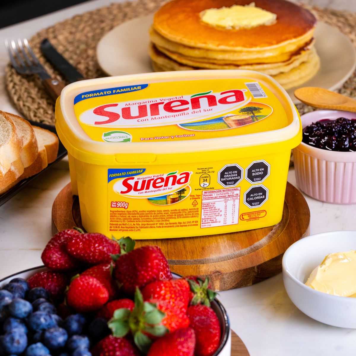 SUREÑA - Margarina Pote Sureña 900 g