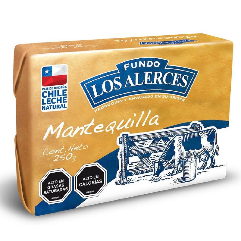 LOS ALERCES - Mantequilla Los Alerces 250 g