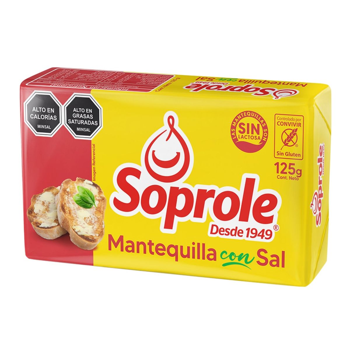 SOPROLE - Mantequilla con Sal Soprole 125 g