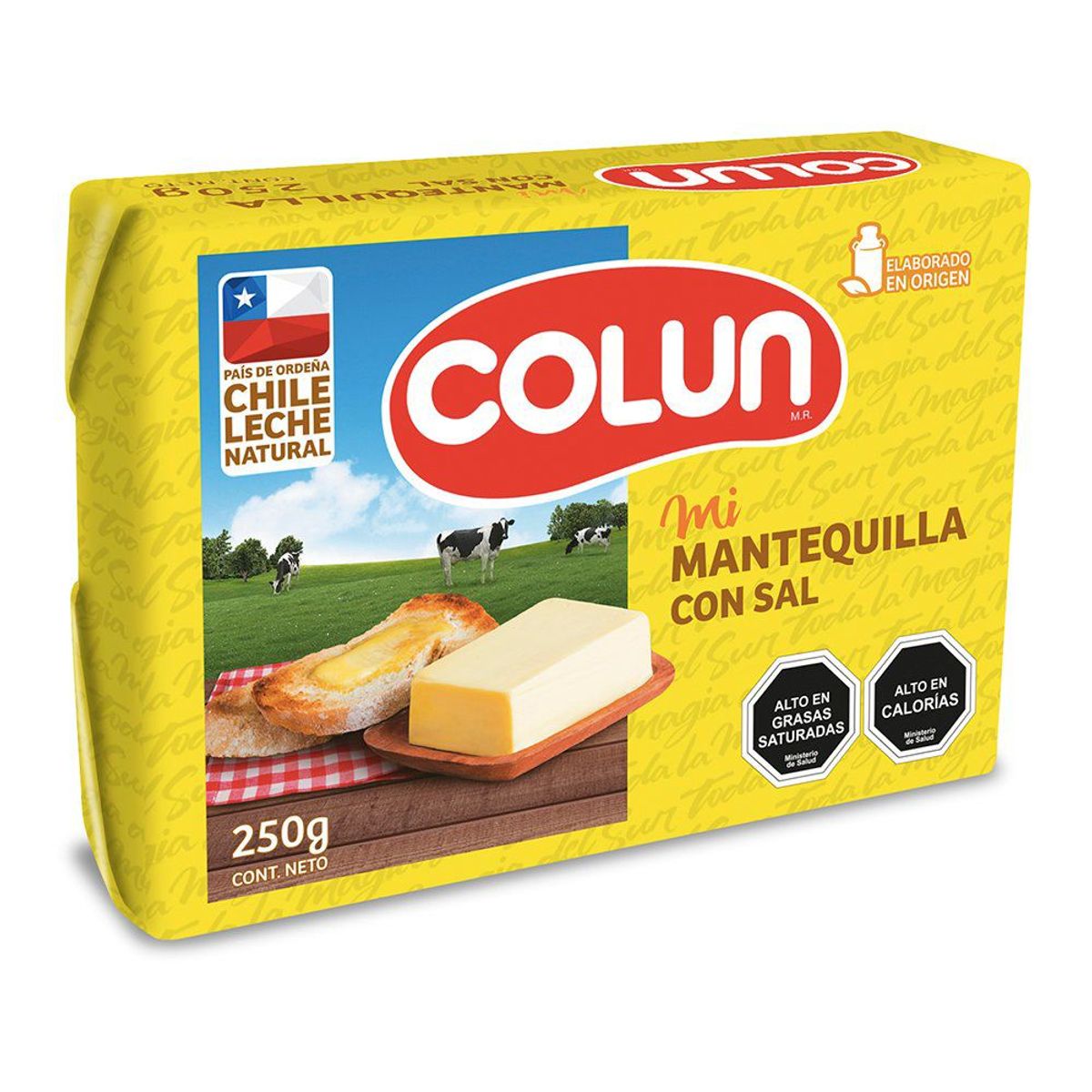 COLUN - Mantequilla con Sal Colun 250 g