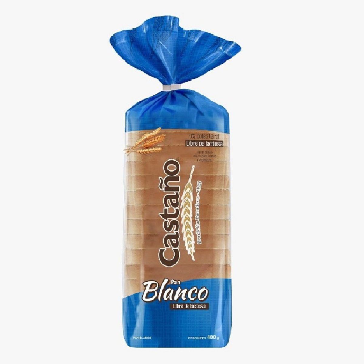 CASTAÑO - Pan de Molde Blanco Castaño 400 g