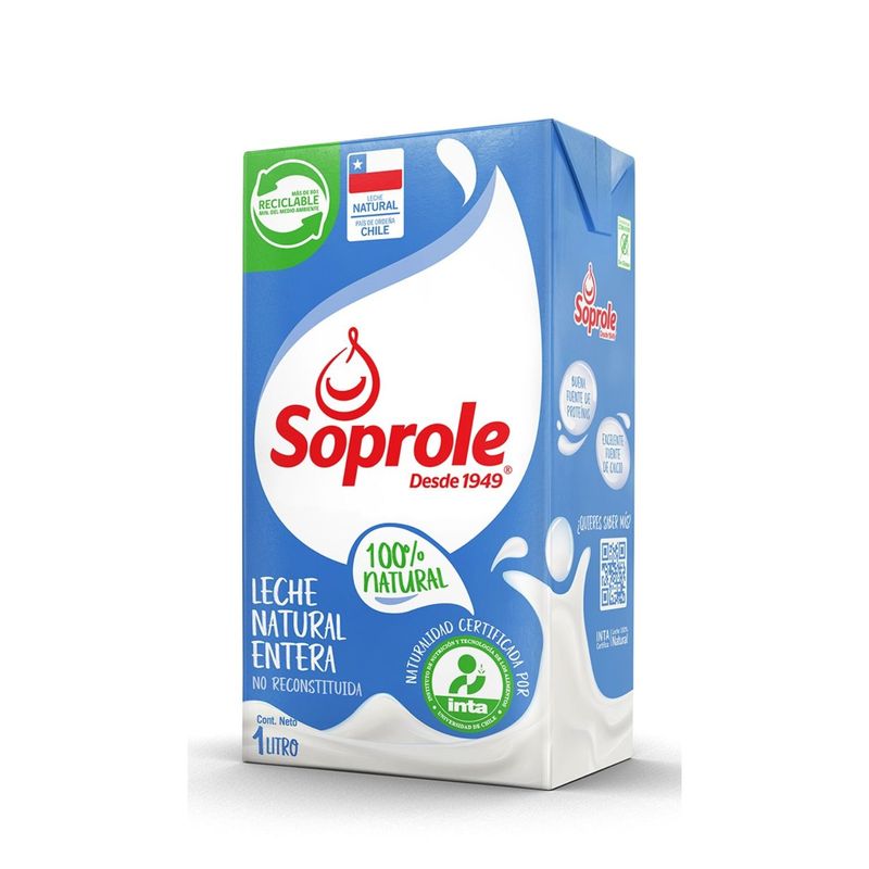 SOPROLE - Leche Entera Natural
