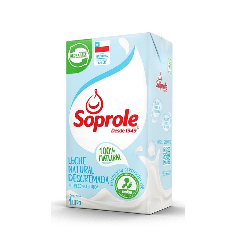 SOPROLE - Leche Descremada Natural