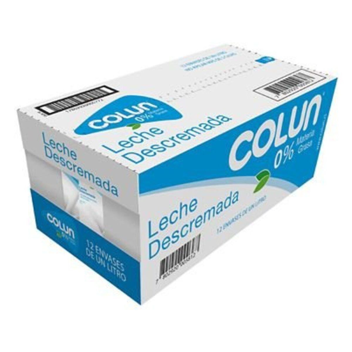 COLUN - Pack Leche Descremada Colun 12 x 1 L