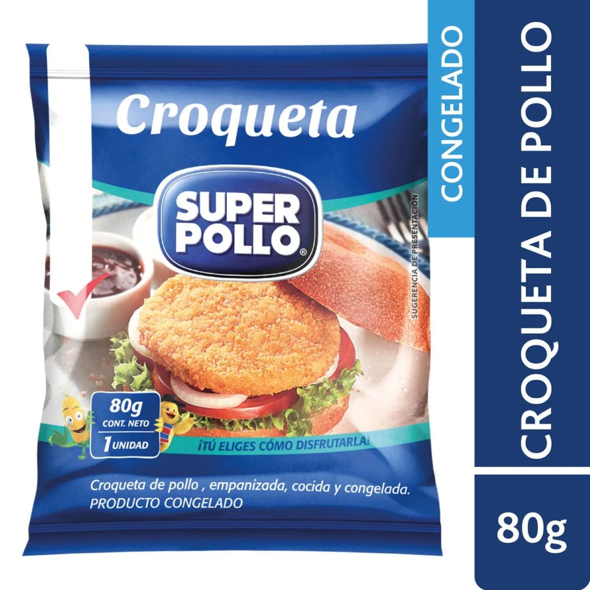 SUPER POLLO - Croqueta de Pollo Congelada