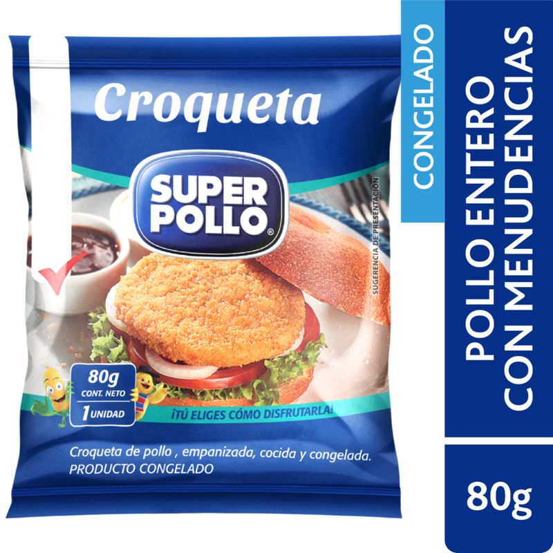 SUPER POLLO - Croqueta de Pollo Congelada