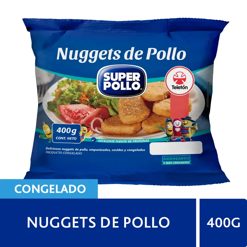 SUPER POLLO - Nuggets de Pollo Congelados Super Pollo 400 g