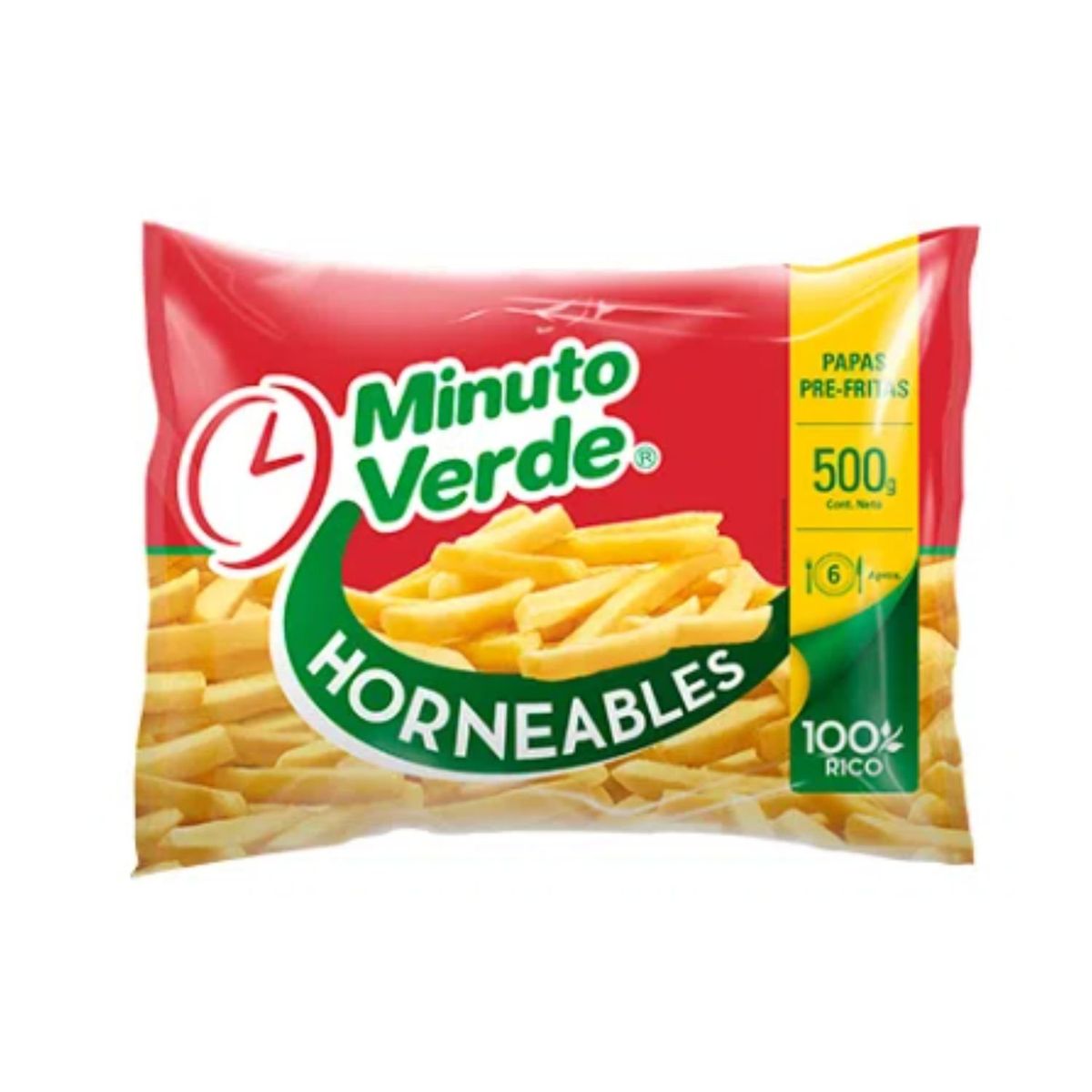 MINUTO VERDE - Papas Prefritas Congeladas Minuto Verde 500 g