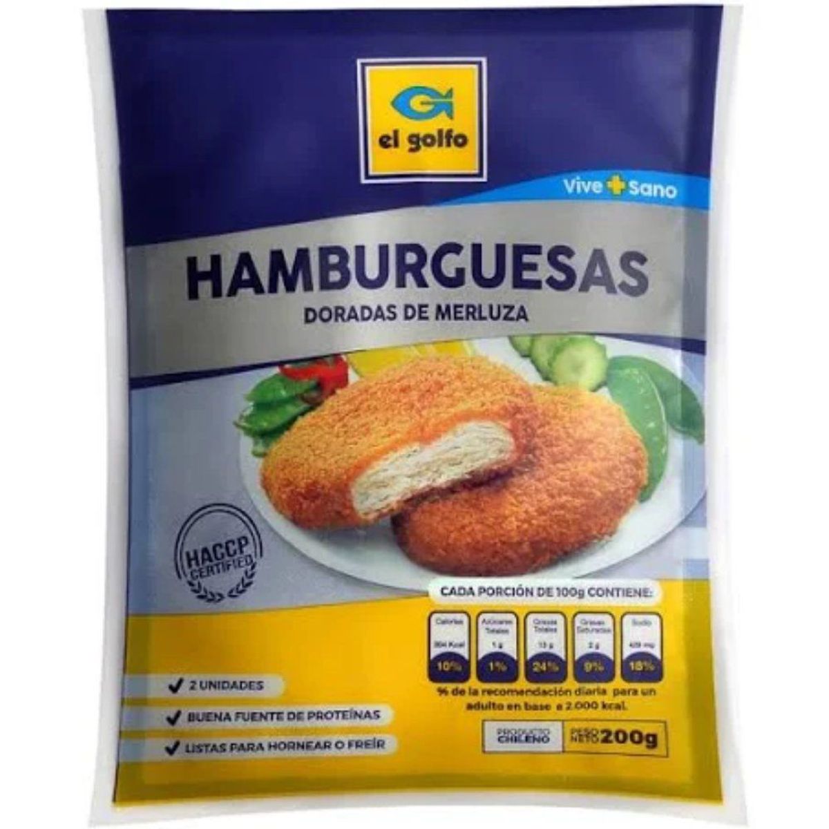 EL GOLFO - Hamburguesas de Merluza Apanada