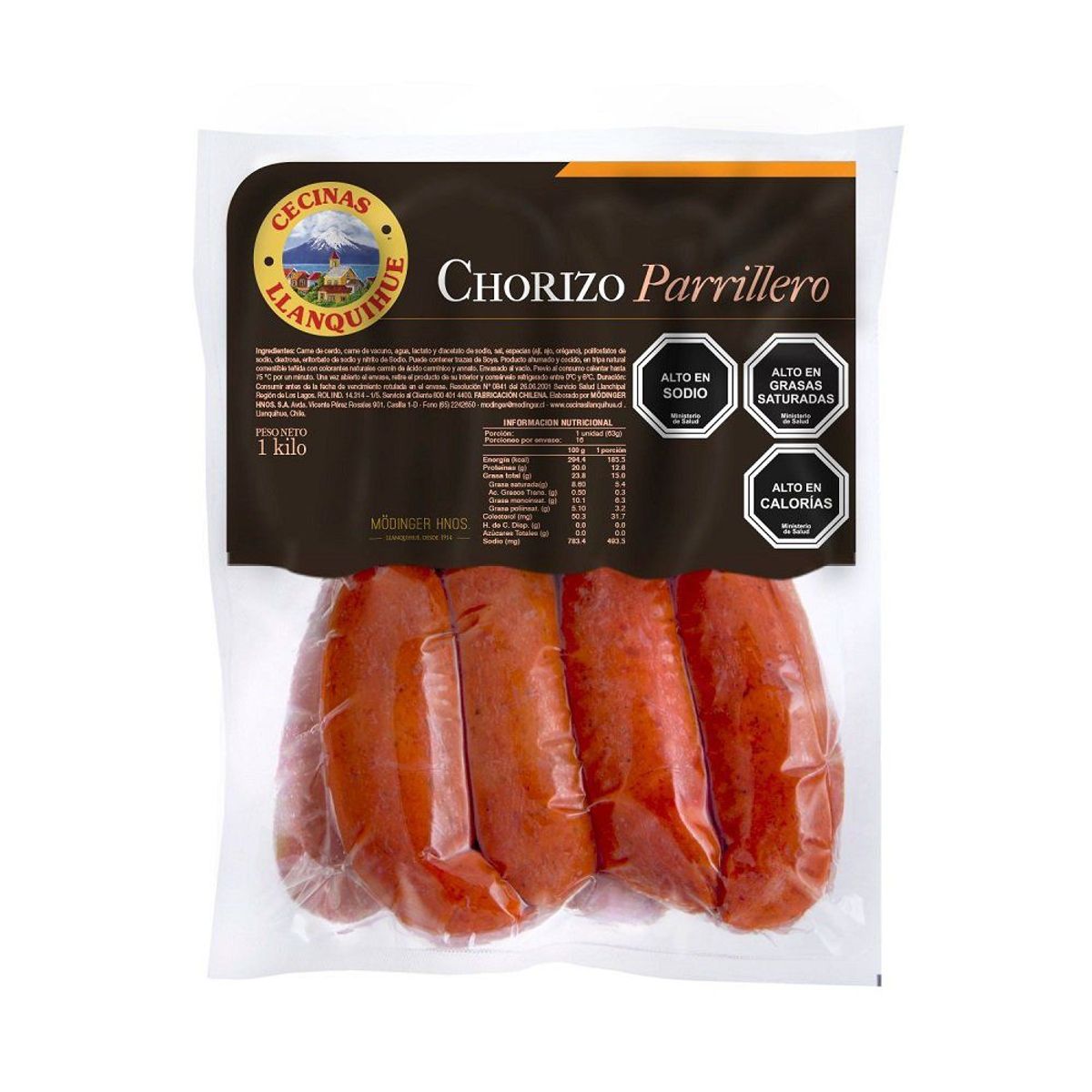 LLANQUIHUE - Chorizo Parrillero al Vacío