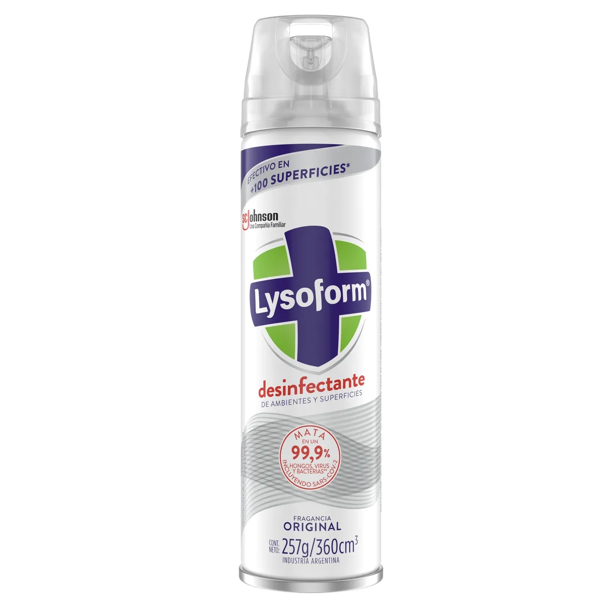 LYSOFORM - Desinfectante Ambientes y Superficies  Lysoform Original 360 ml