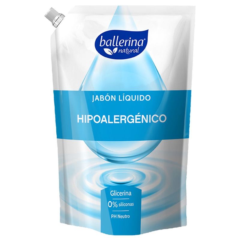 BALLERINA - Jabón Líquido Ballerina Hipoalergénico 750 ml
