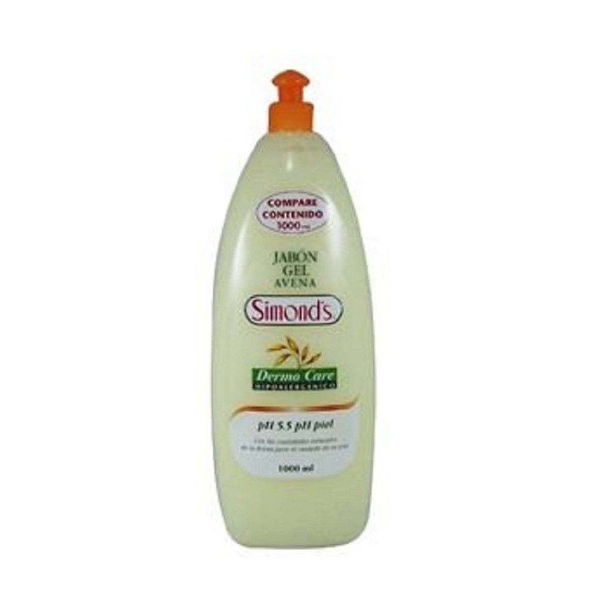 SIMONDS - Jabón Gel Glicerina Avena Dermo Care