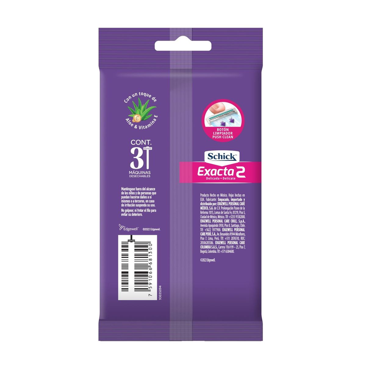SCHICK - Máquina de Afeitar Schick Depila 3 Un