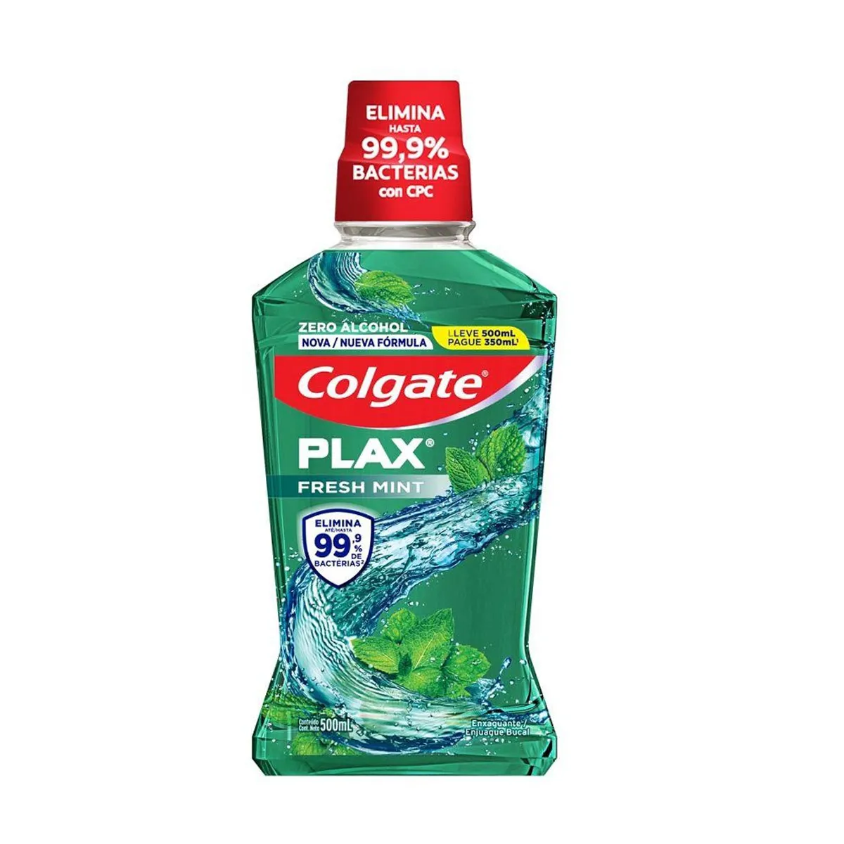 PLAX - Enjuague Bucal Colgate Plax Fresh Mint 500 ml