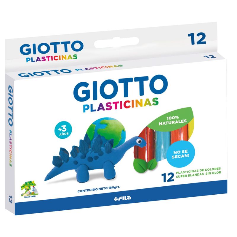 GIOTTO - Plasticina Natural 12 unidades