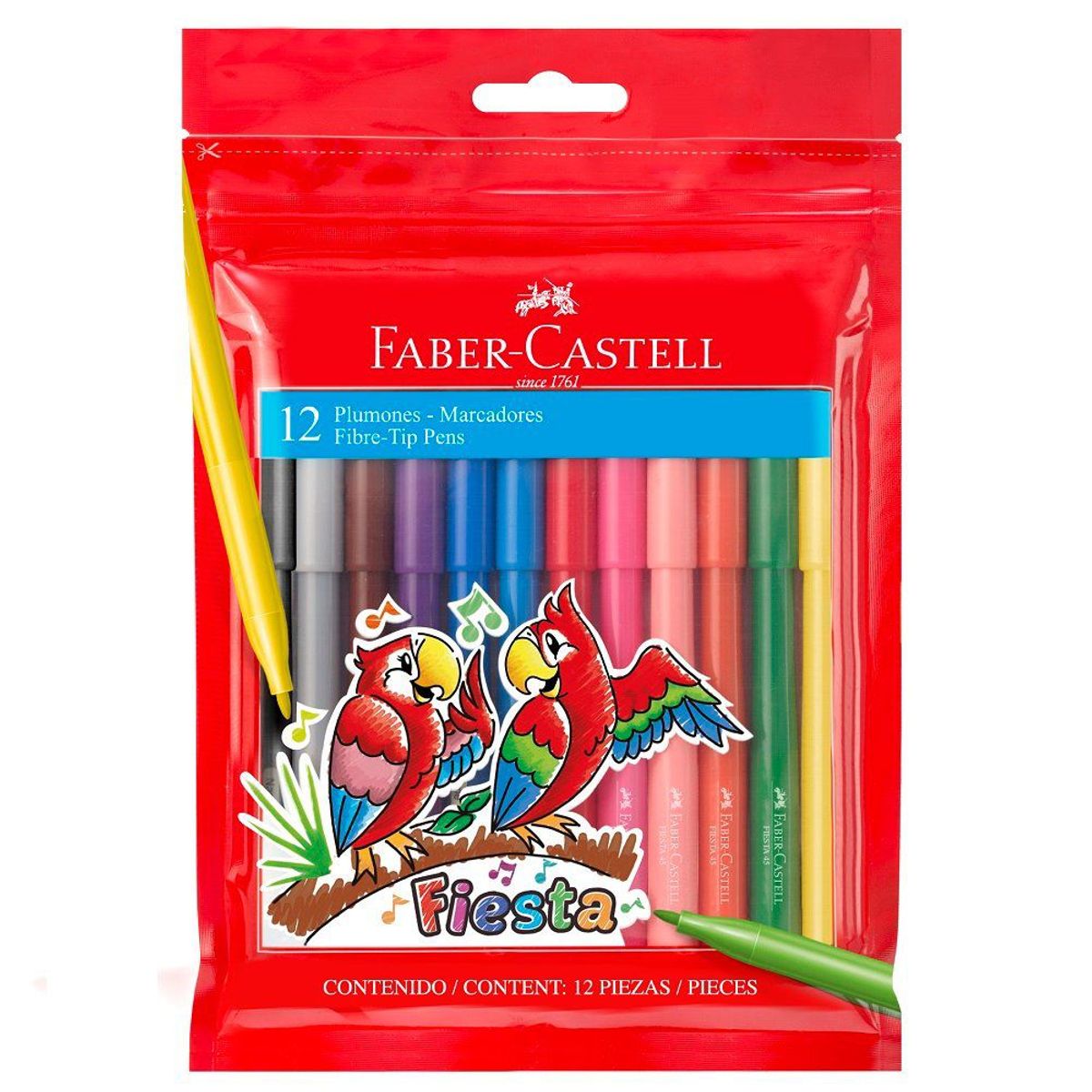  - Rotulador Fiesta 12 Colores