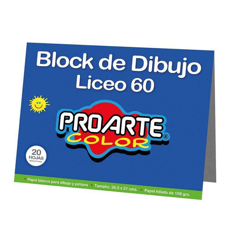 PROARTE - BLOCK PROARTE LICEO 106GR 20 H 1300-1