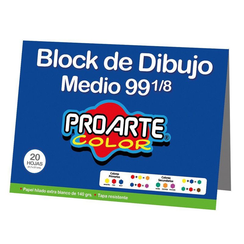 PROARTE - Block Medio N° 99 1/8 20 Hojas