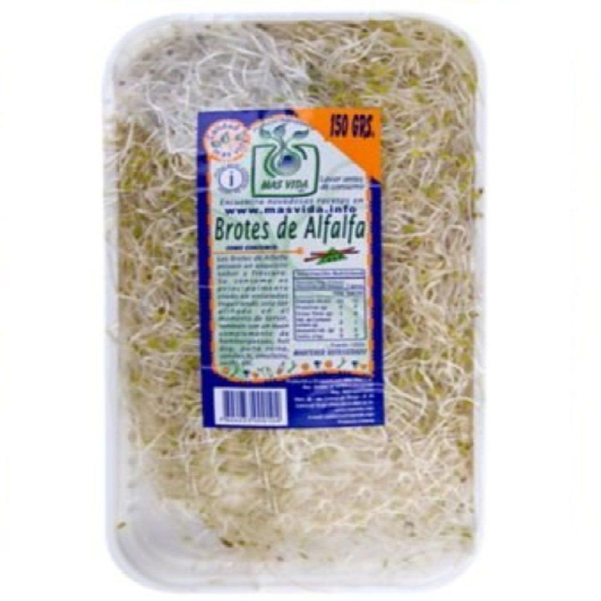 VERDURAS - Brote de Alfalfa Envasado 150 g