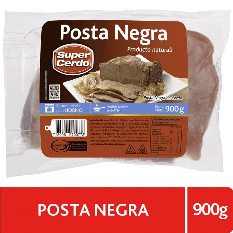 SUPER CERDO - Posta Negra de Cerdo Vacío