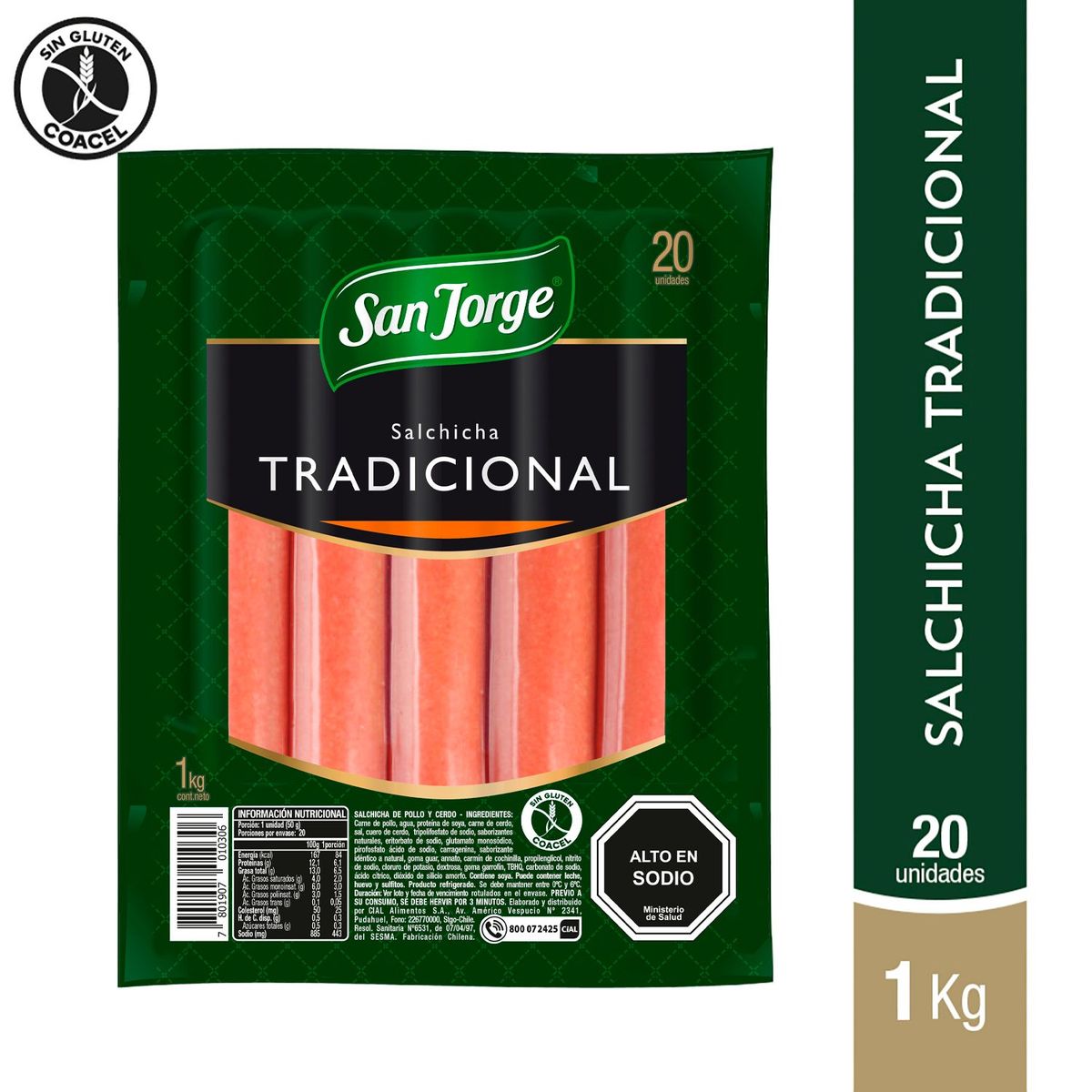 SAN JORGE - Salchichas Tradicionales San Jorge 20 Un