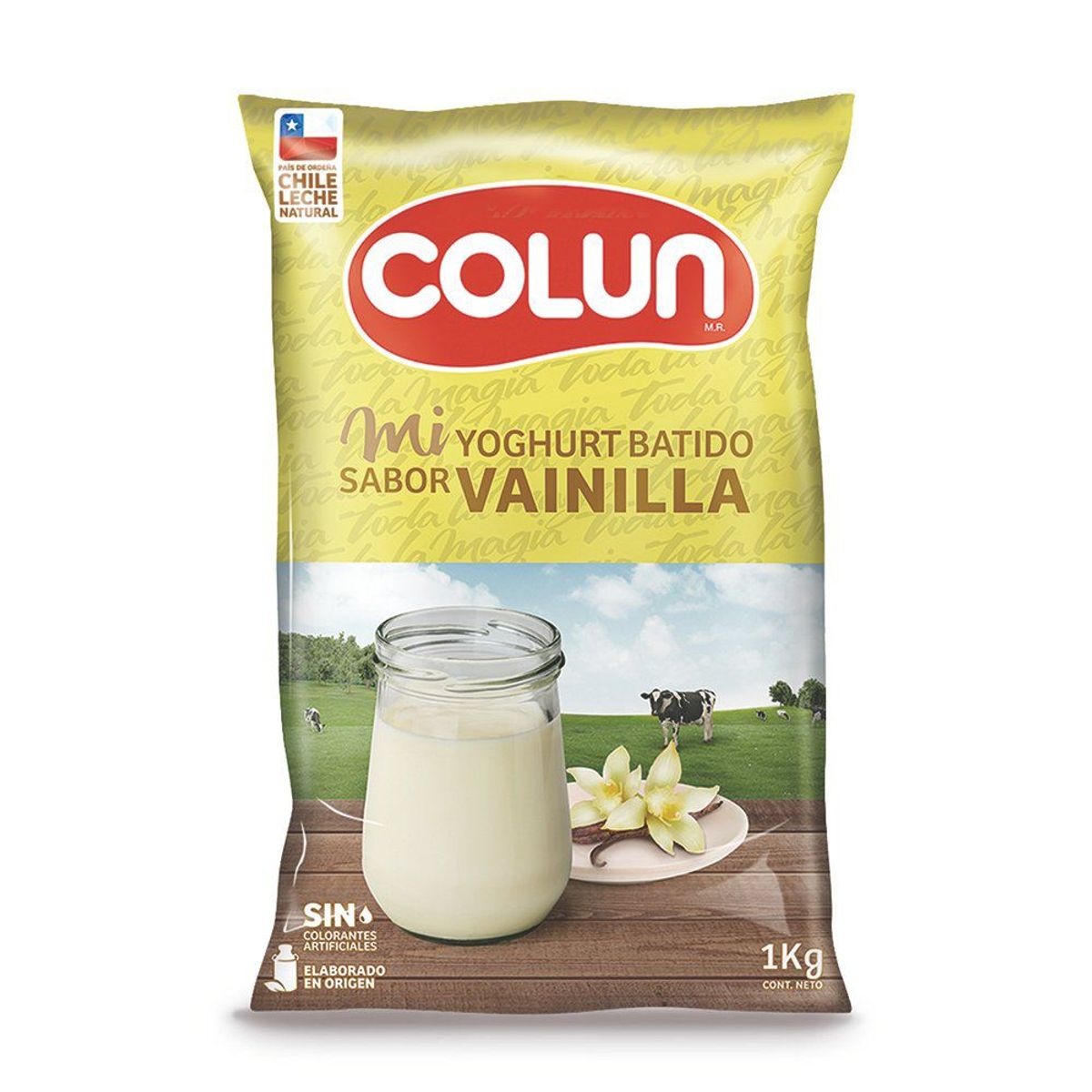 COLUN - Yoghurt Vainilla Bolsa