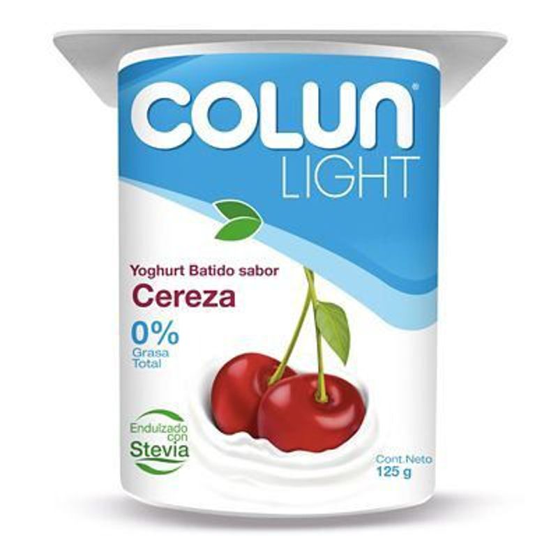 COLUN - YOGHURT BATIDO LIGHT CEREZA 125 GRS