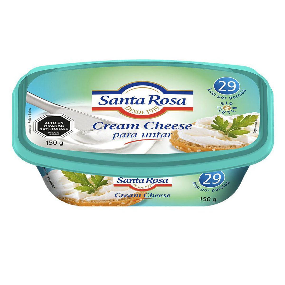 SANTA ROSA - Queso Crema Light Santa Rosa 150 g